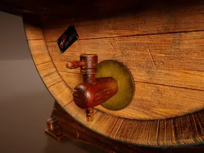 Coffee Table 13 Low-poly 3D model