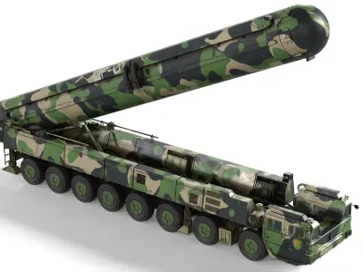 5 Military Vehicles Collection v17 Low-poly 3D model