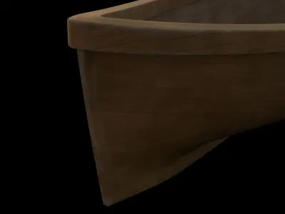 Boat and Boat Pabble 3D model