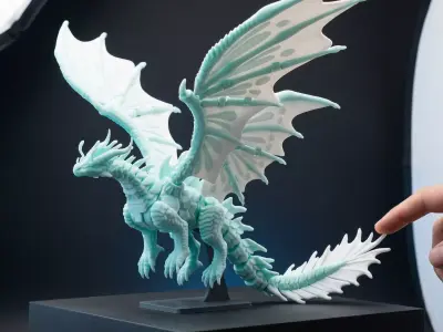 SeaWing SilkWing Hybrid Dragon STL  3D print model
