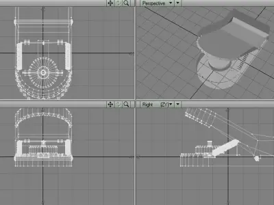Animal Trapping - Jaws Mouthtrap 3D model
