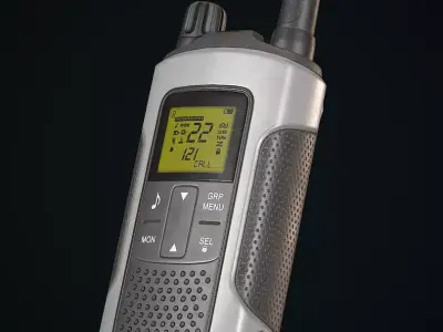 Walkie Talkie Radio Low-poly 3D model