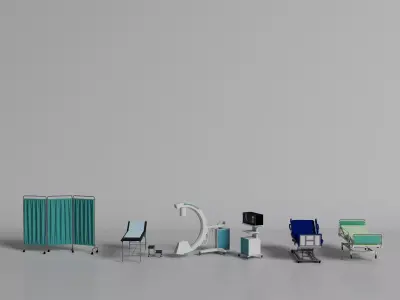   Medical Equipment Mega Pack Low-poly 3D model