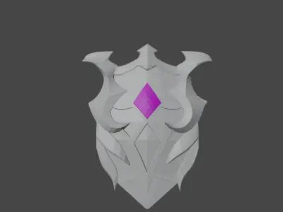 Athena s shield from Mobile Legends - MLBB Low-poly 3D model
