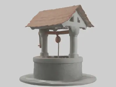 Well Model Low-poly 3D model buy