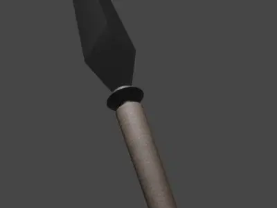 Kunai Knife Free low-poly 3D model