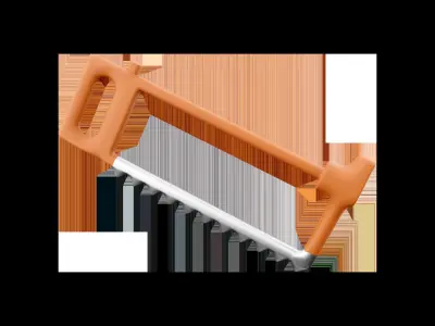 Hacksaw cartoon icon 3D model