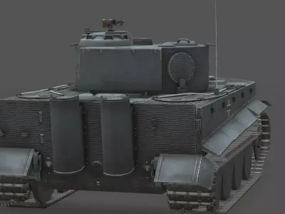 Panzerkampfwagen VI E Veteran Edition Low-poly 3D model