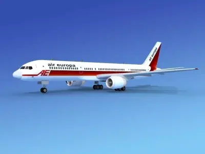 Boeing 757-200 Air Europa 3D model