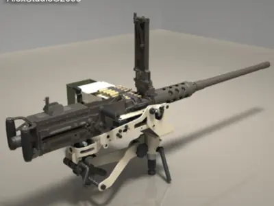  M2HB .50cal machinegun 
