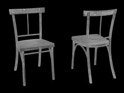 Chair Low-poly 3D model