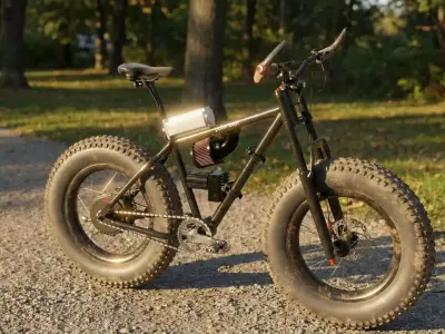 Foldable Bike 3D model