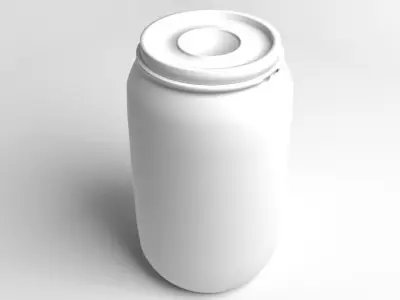 Barrel Plastic 2 3D model