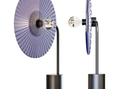 roche bobois rays table lamp 3D model