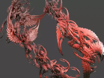 Dantes Inferno Monster swarm 3D model
