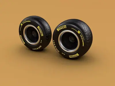 Pirelli Tyre 3D model