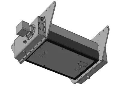 Pan Feeder Vibrator for screen 3D model