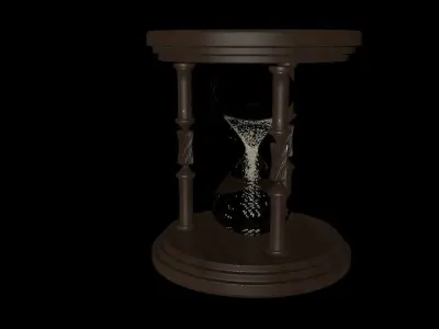3D Sand Watch Model with animation 3D model