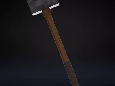 Blacksmiths PBR ToolKit - 7 High quality tools Low-poly 3D model