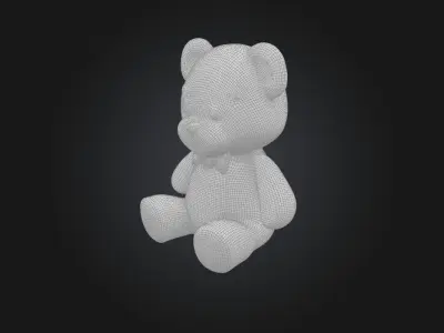 Teddy bear Low-poly 3D model purchase
