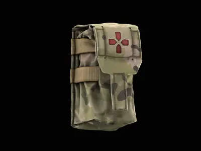 Blue Force Gear SMALL Trauma Kit Medical Pouch Low-poly 3D model