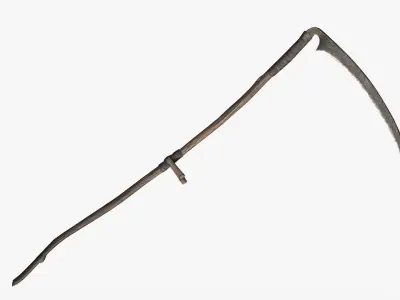 Scythe Low-poly 3D model order