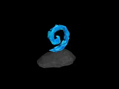 Hearthstone Statue Free low-poly 3D model