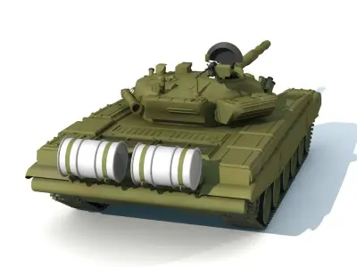 T-72M1 Tank 3D model