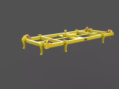 Container handling system 3D print model