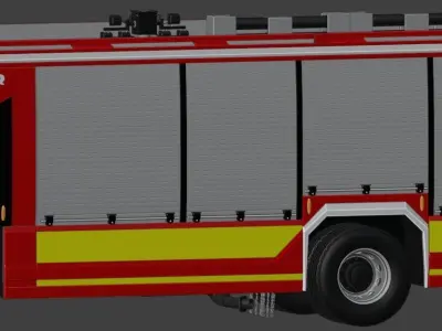 Rosenbauer AT2020 TLF 3D model