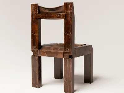 Pierre Chapo S11 Chair 3D model