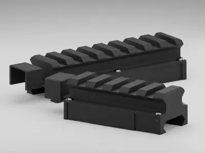 KDG SIDELOK Universal Riser-Pack Low-poly 3D model