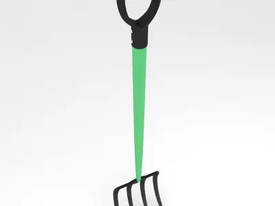 Garden fork 3d model   3D model