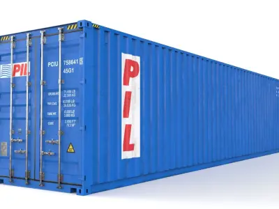 40 feet High Cube  PIL  shipping container 3D model