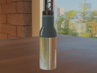 Water Bottle Free low-poly 3D model