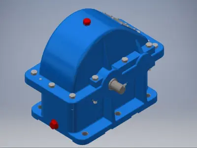 Gearbox reducer assembly  3D model