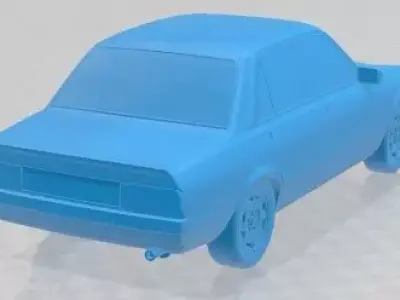Peugeot 505 GTI Printable Car 3D print model