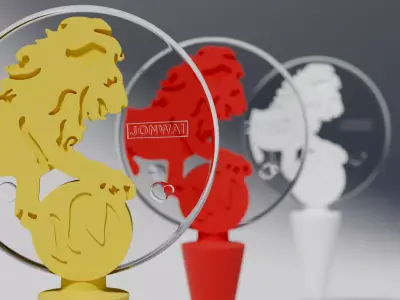 Sample Random Token Design 3D model