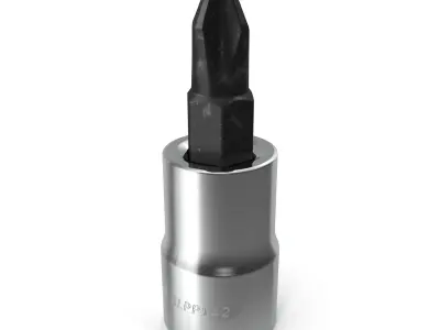 SO Socket Driver PHILLIPS BLPP142 Low-poly 3D model