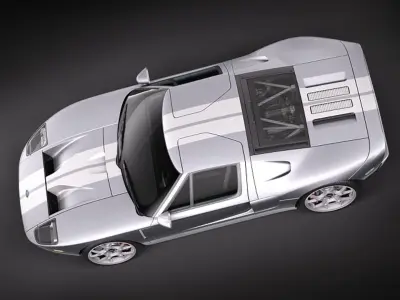 Ford GT40 3D model buy