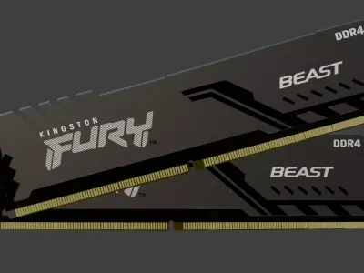 Fury game ready beast DDR4 Low-poly 3D model