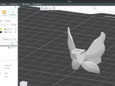 Custom 3D print Minifigure Accessory - Minifigure Wings S1 - 02 3D print model
