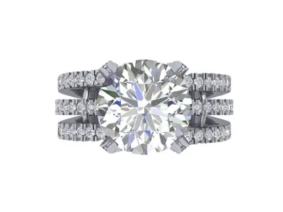 Wedding Ring  3D print model 456