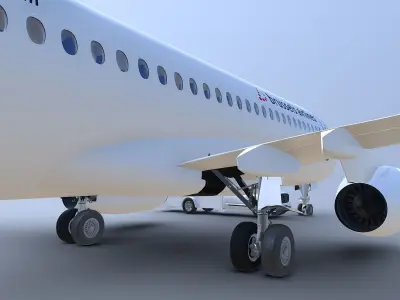 AIRPLANE - AIRPORT CAR 3D model