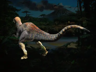 Velociraptor HP and LP 3D model