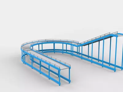 conveyor belt 3D model buy