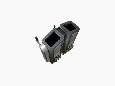 Jetpack F07 Steel - SciFi Character Design Low-poly 3D model