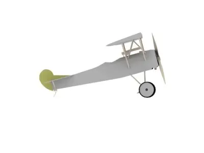AIRCRAFT FOKERD7 3D model