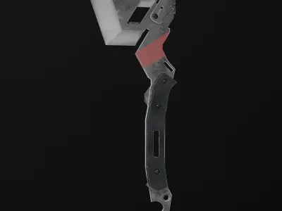 Metal Axe Low-poly 3D model buy