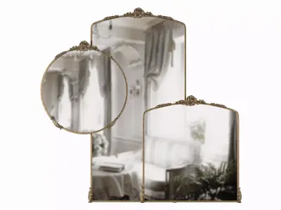 Adeline Decorative Mirrors by Cooper Classics 3D model